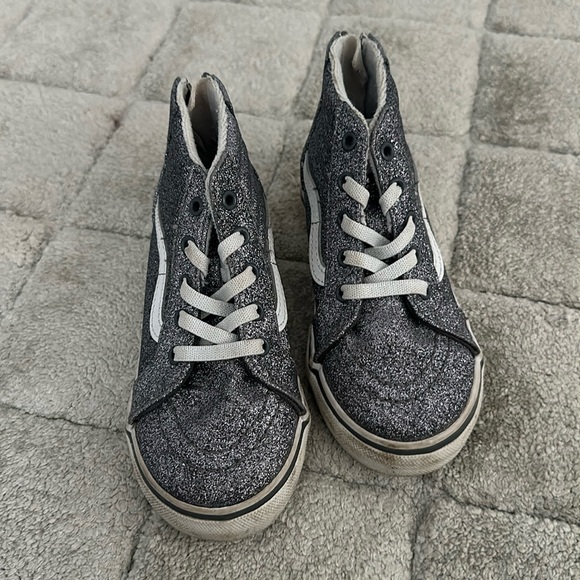 Vans glitter silver soze 9c sneakers - Picture 1 of 2